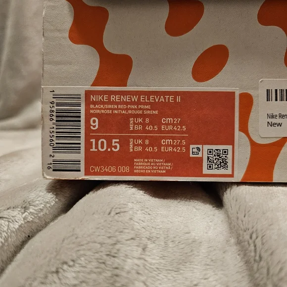 Nike Renew Elevate 2 Black/Siren Red-Pink Prime Basketball Shoes Men's 9 NIB - Picture 13 of 15